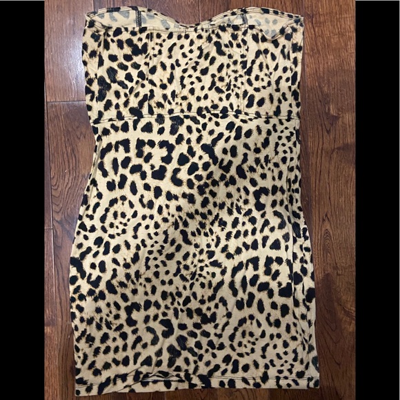 Women’s leopard mini dress - Picture 3 of 4